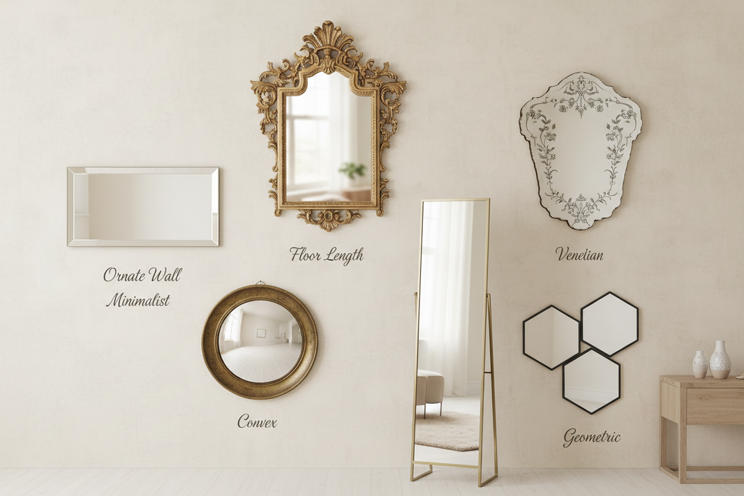 SILK & WOOD MIRRORS