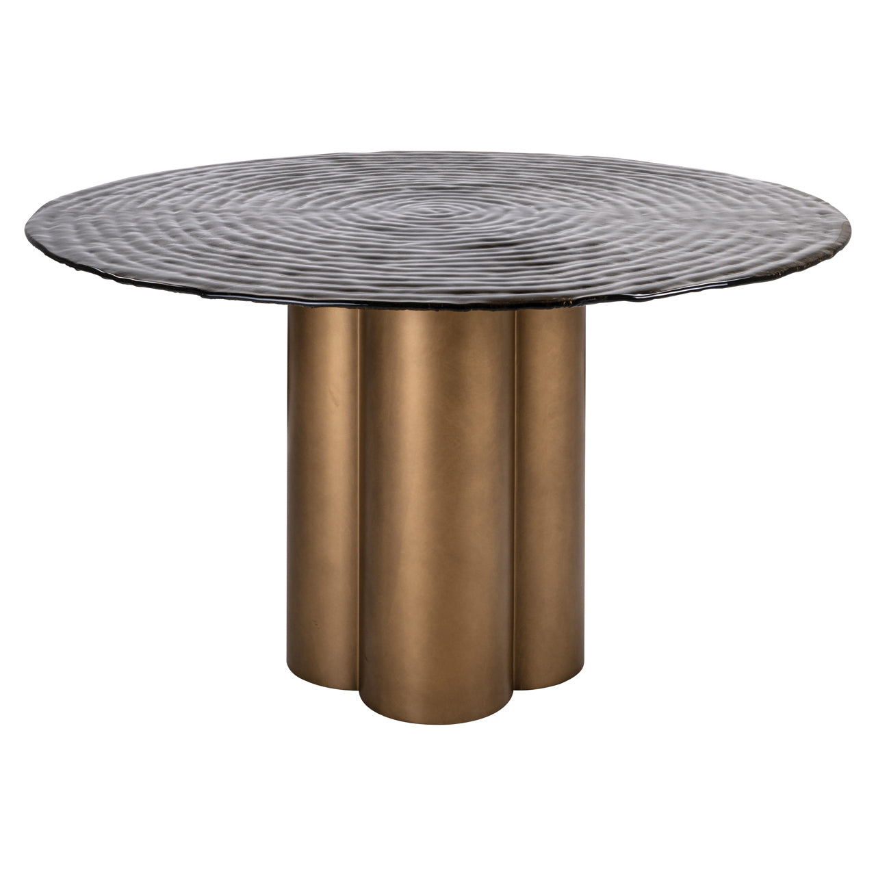 Dining table Glastonburry gold antique 135Ã˜