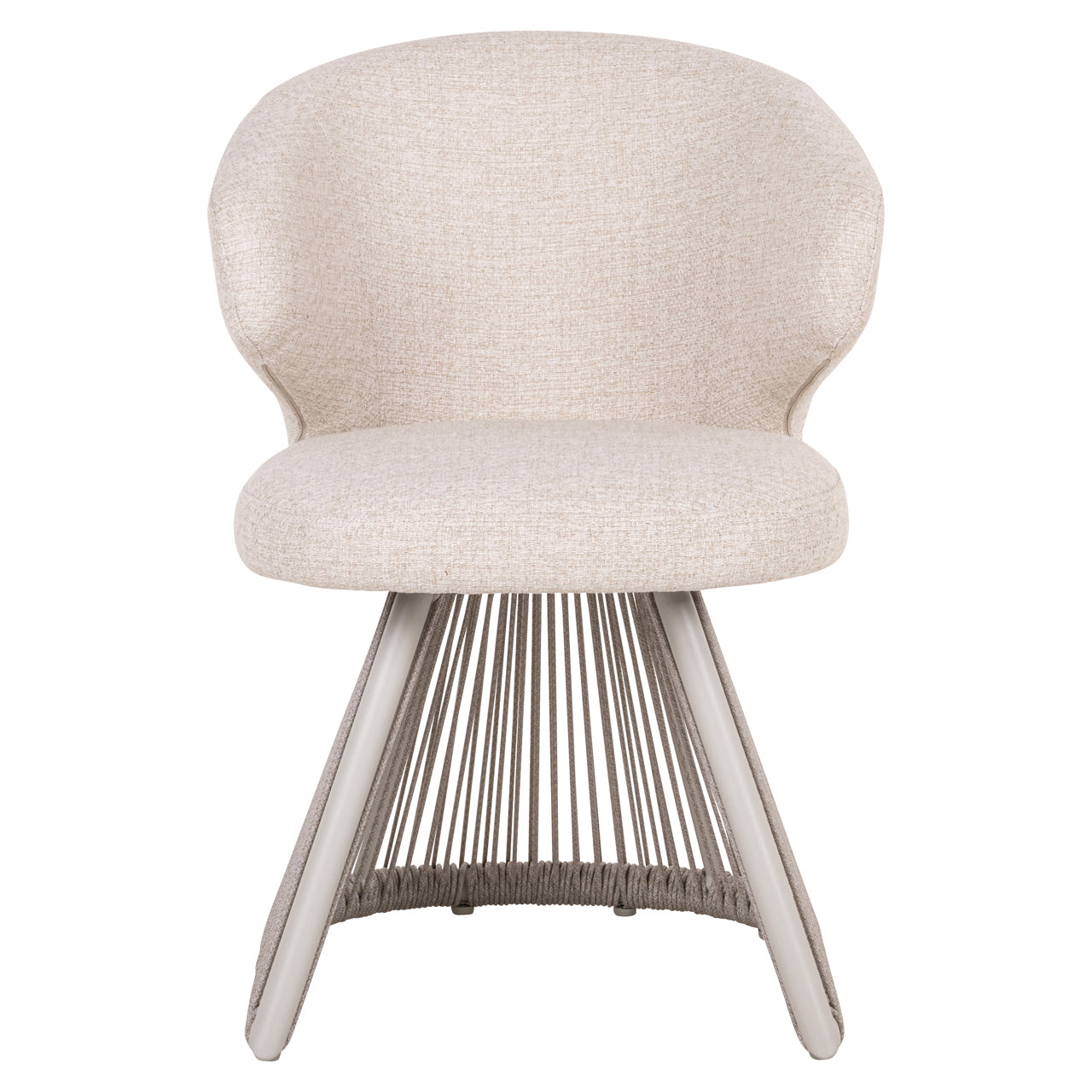 Outdoor dining chair Nuba beige alpine