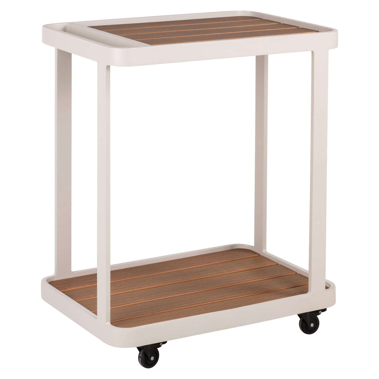 Outdoor wooden top luxurious trolley Spritz beige