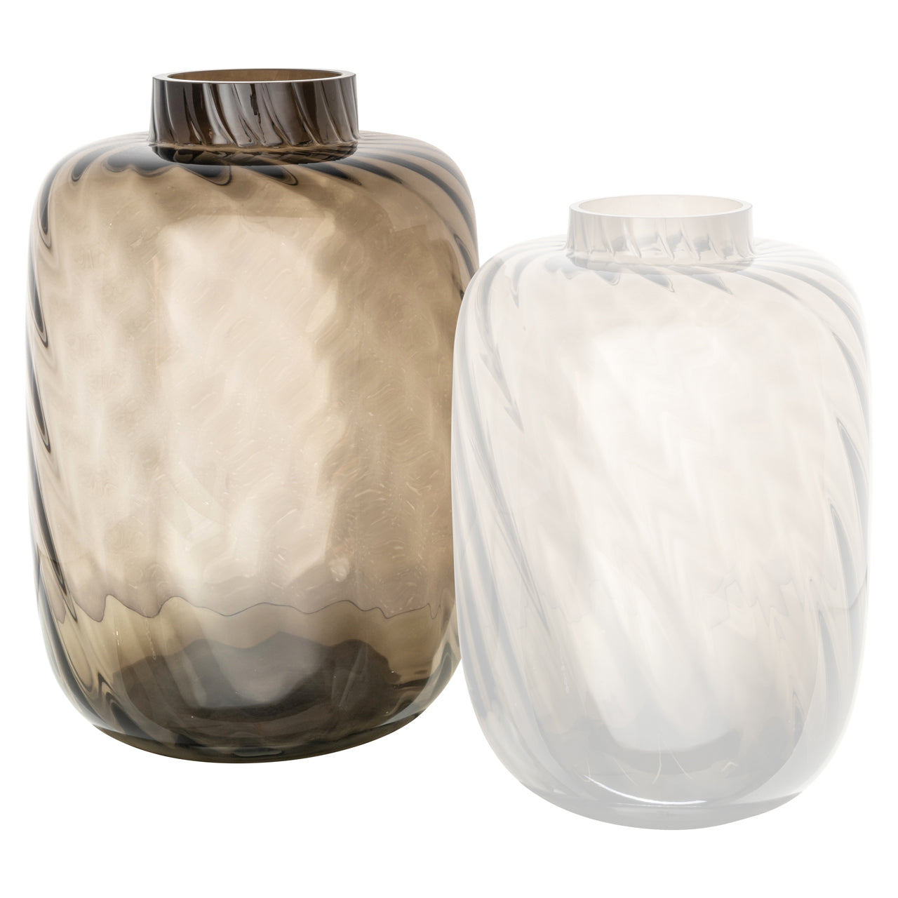 Vase Elora brown large