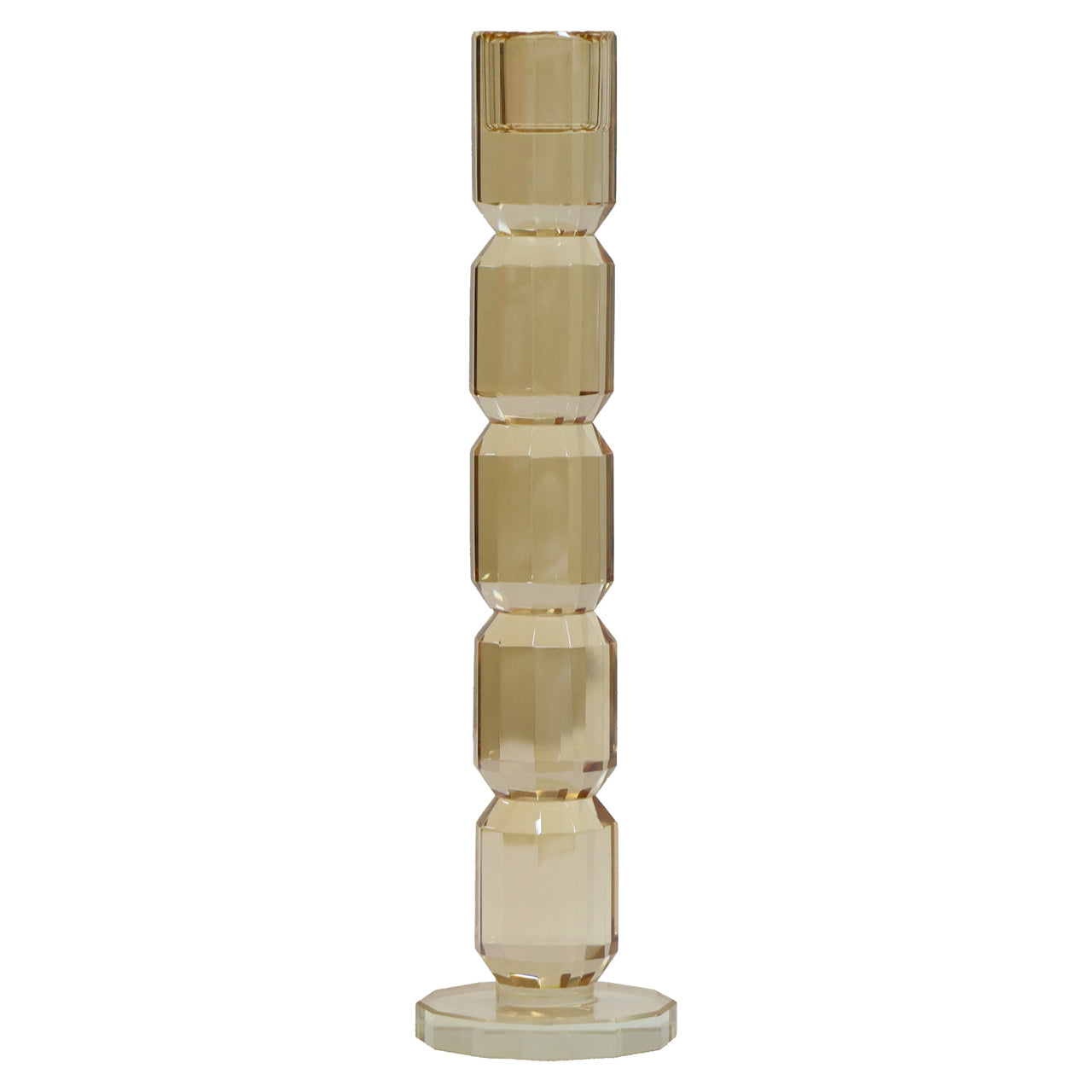 Candle holder Dita Champagne large