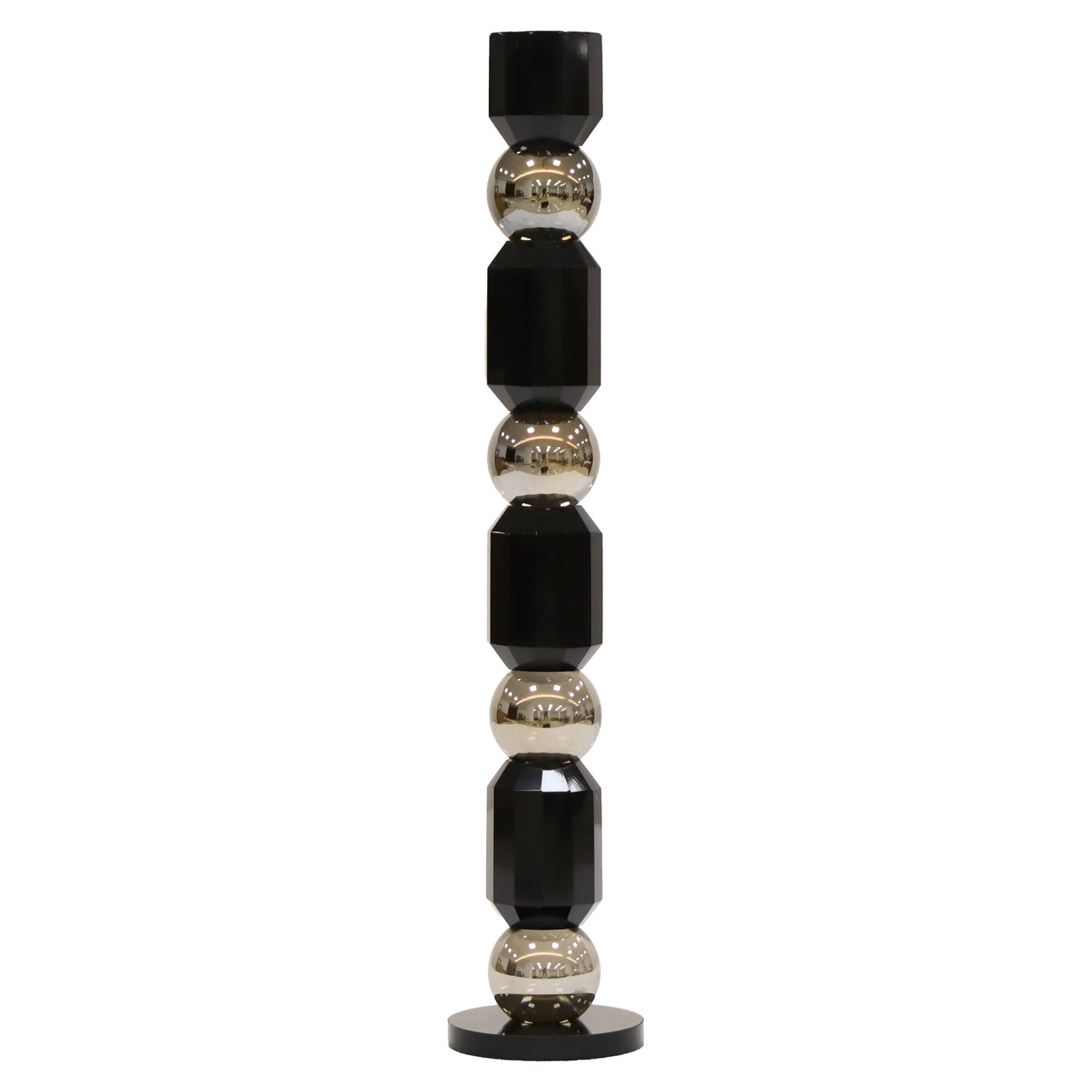 Candle holder Jessy black large