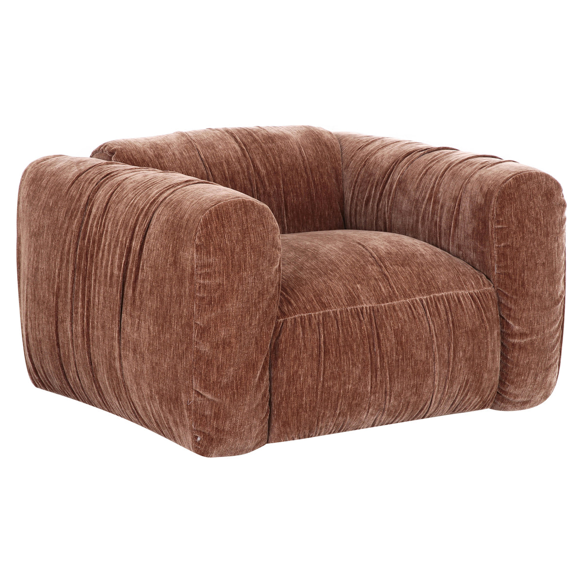 Lounge chair Monty be straight coffee | Silk & Wood Interior