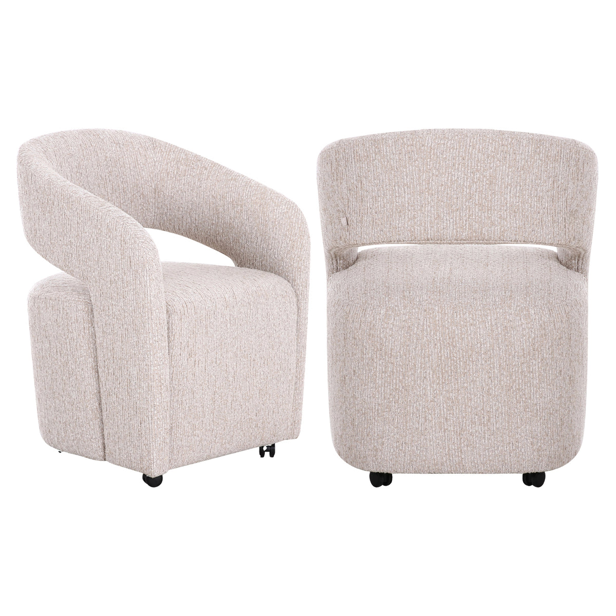 Dining chair Vixen natural linear | Silk & Wood Interiors