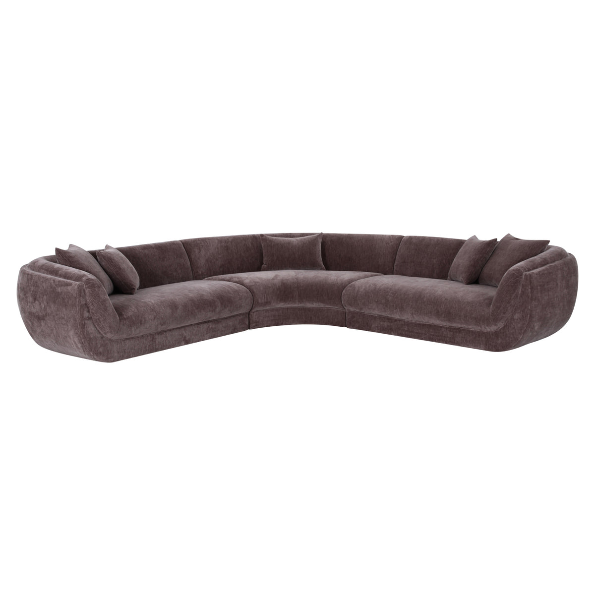 Sofa Gianelle Be straight dark brown | Silk & Wood Interiors