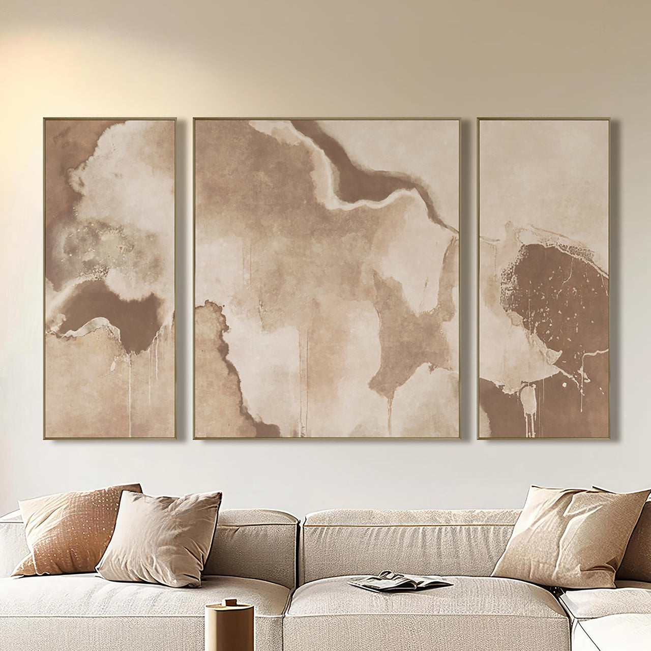 Wall art Liberty brown