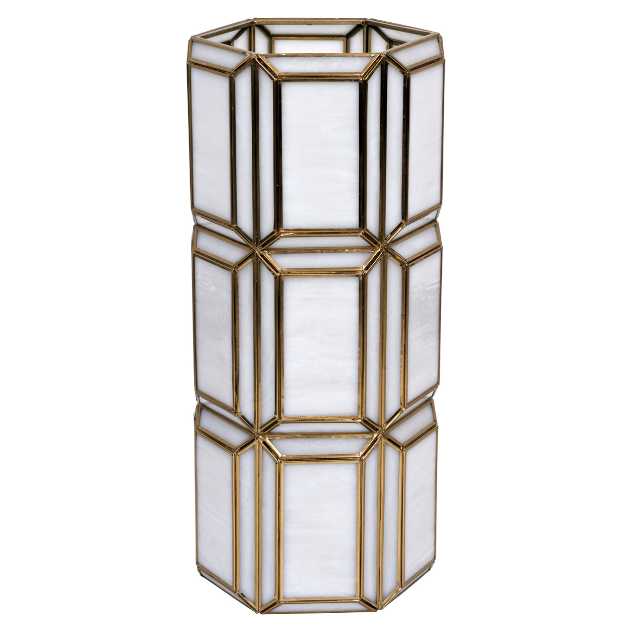 Hurricane light Emilia brass antique large