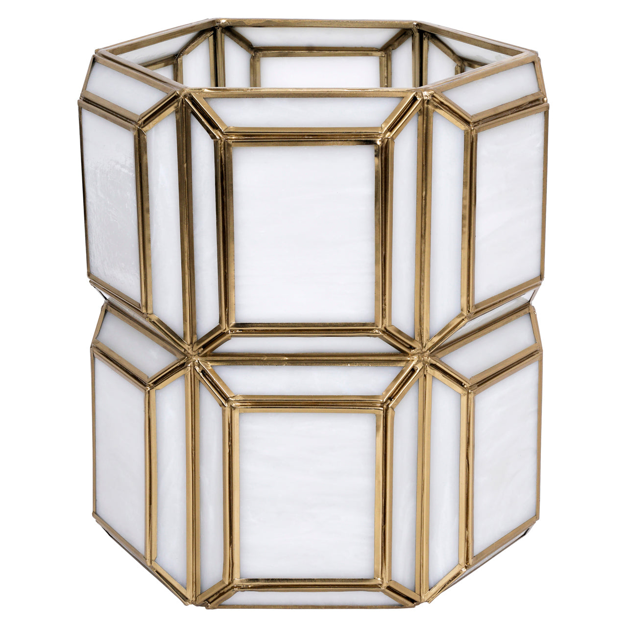 Hurricane light Ariana brass antique small