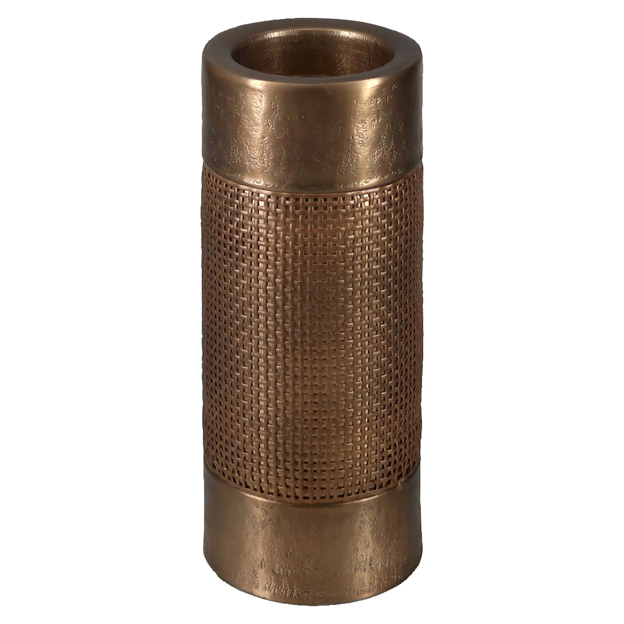 Candle holder Sky brushed gold large