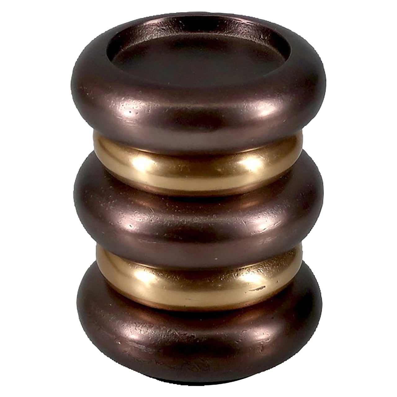 Candle holder Eve bronze small