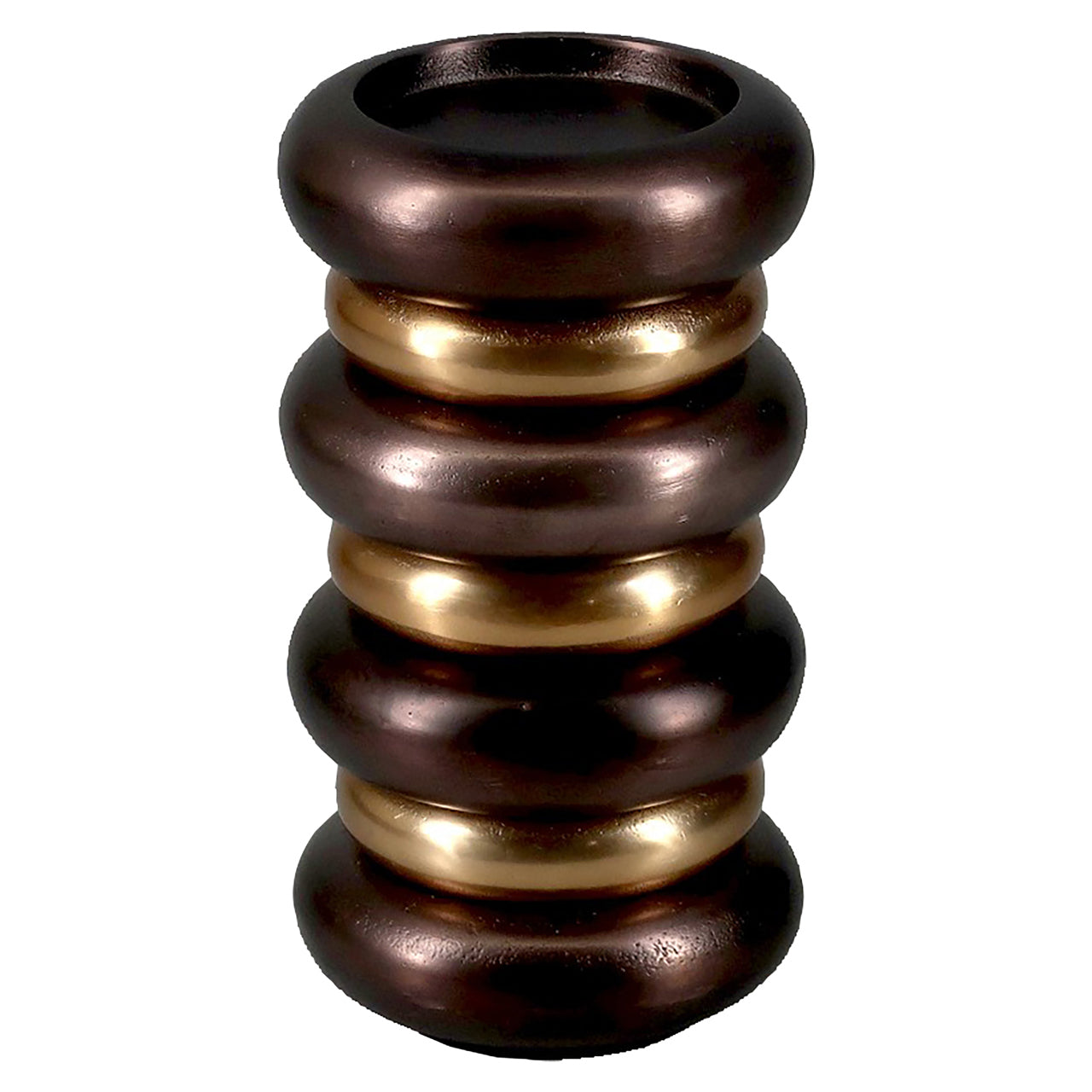 Candle holder Eve bronze large