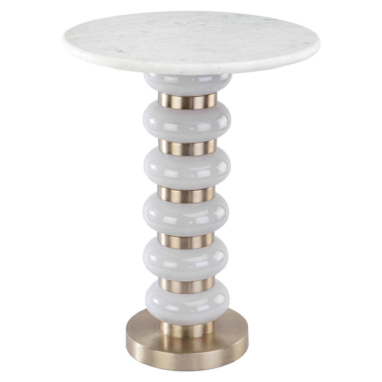 Villeray Modern Side Table White