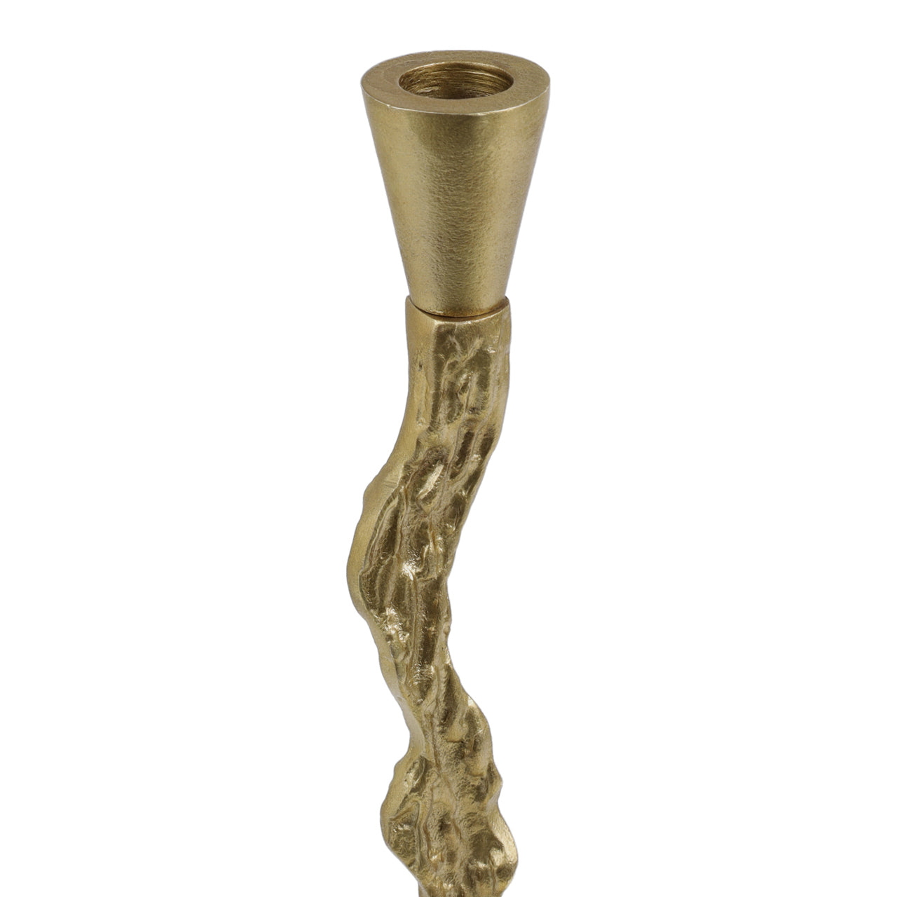 Candle holder Mona brass antique