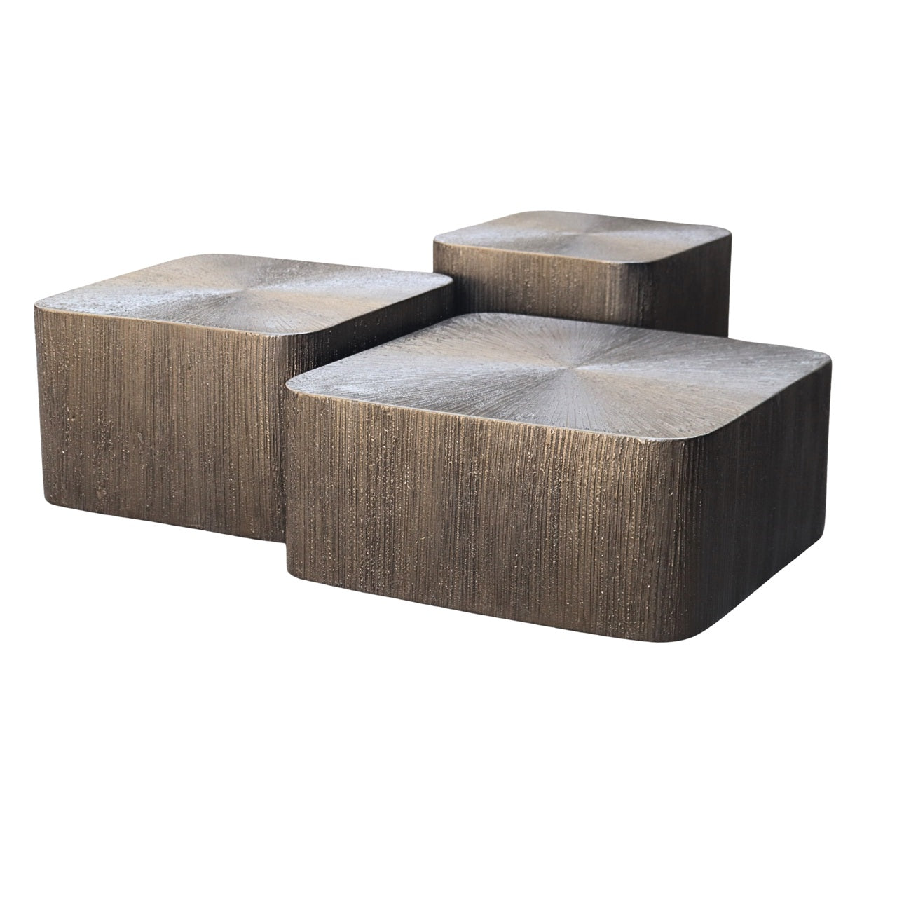 Coffee table Cubes Brunzae (Set of 3)