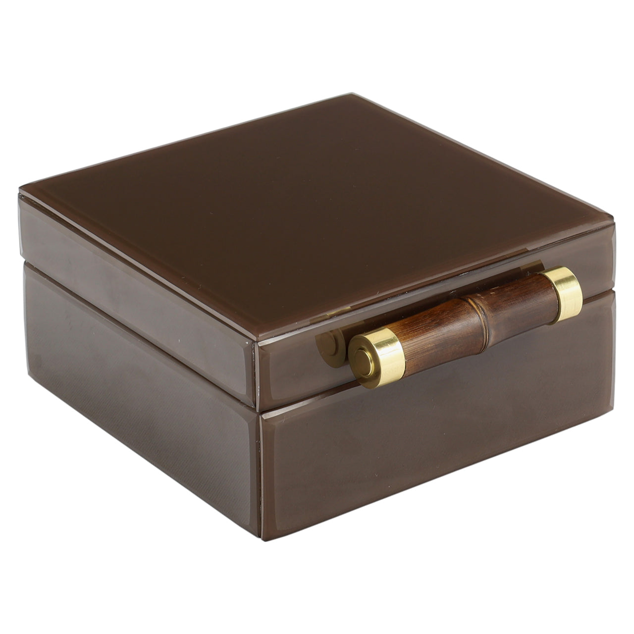 Storage box Echo dark brown small