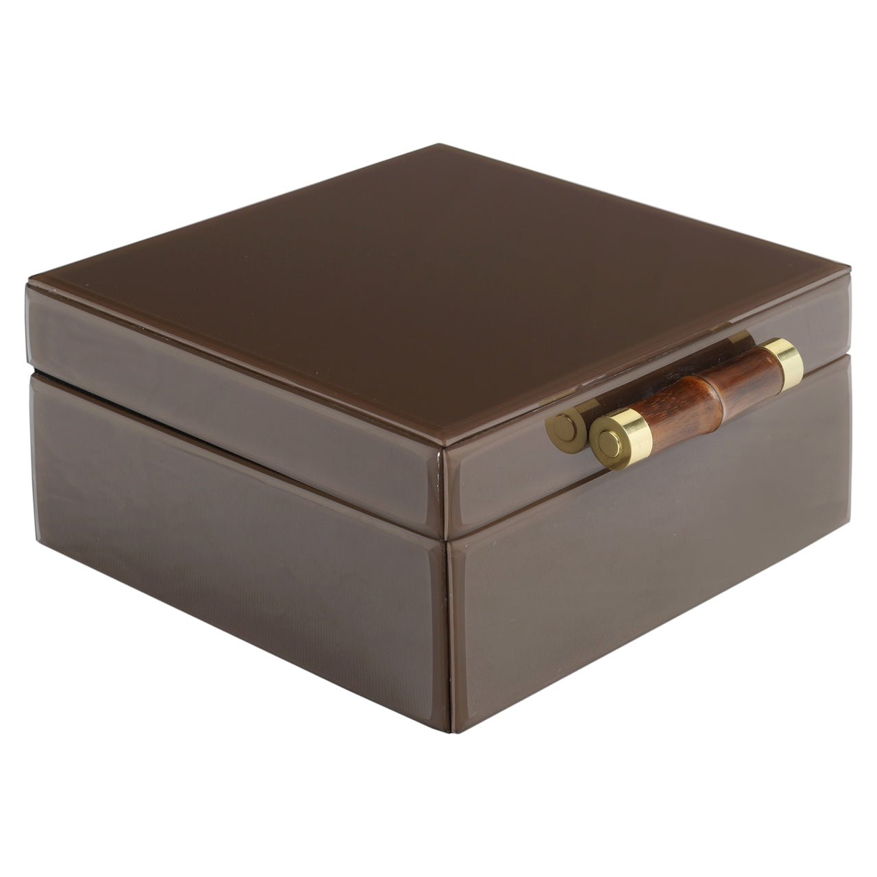 Storage box Echo dark brown large