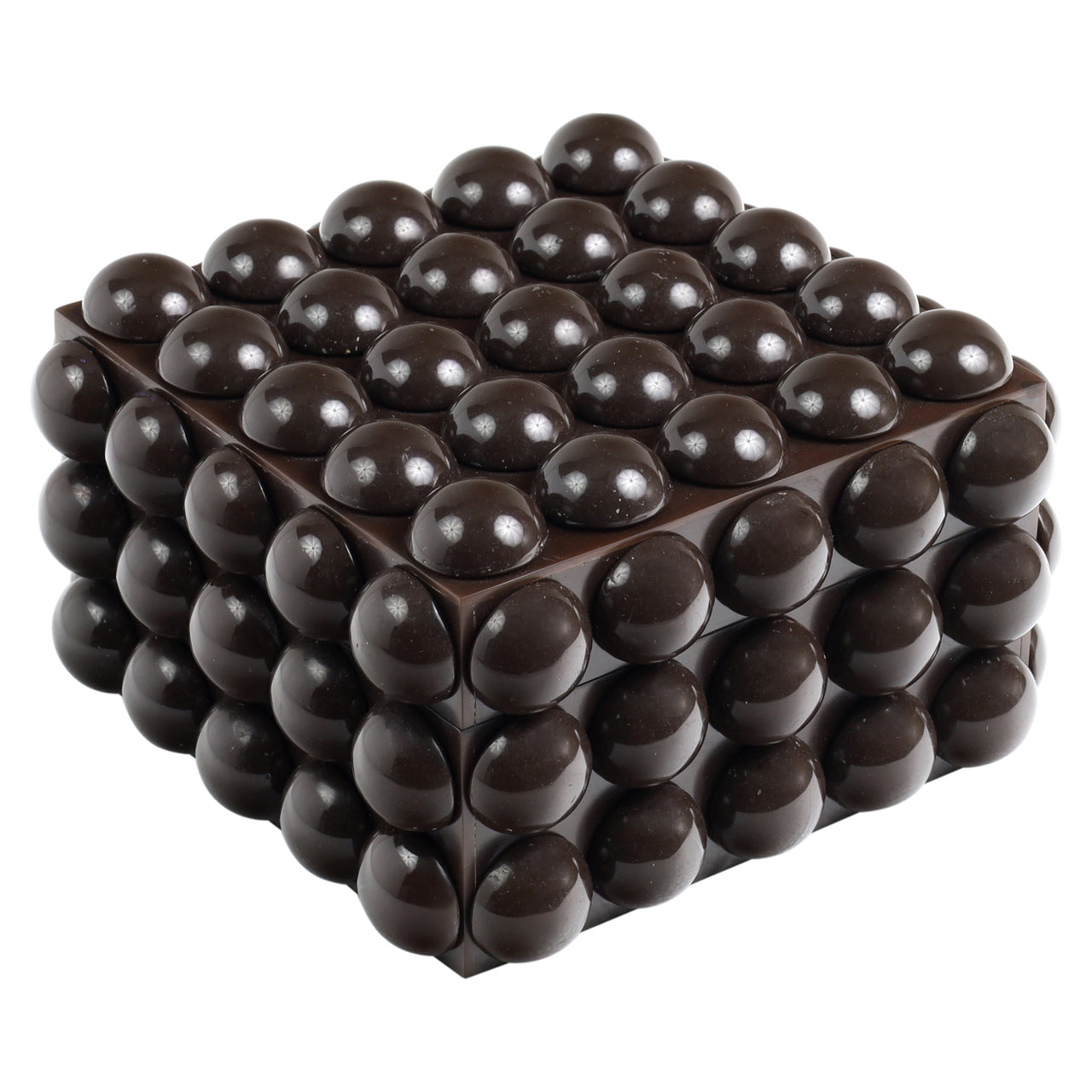 Storage box Nyx dark brown small
