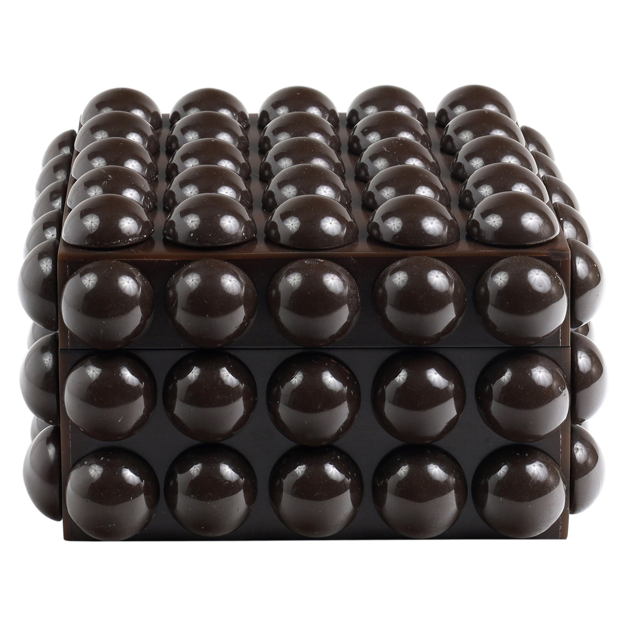 Storage box Nyx dark brown small