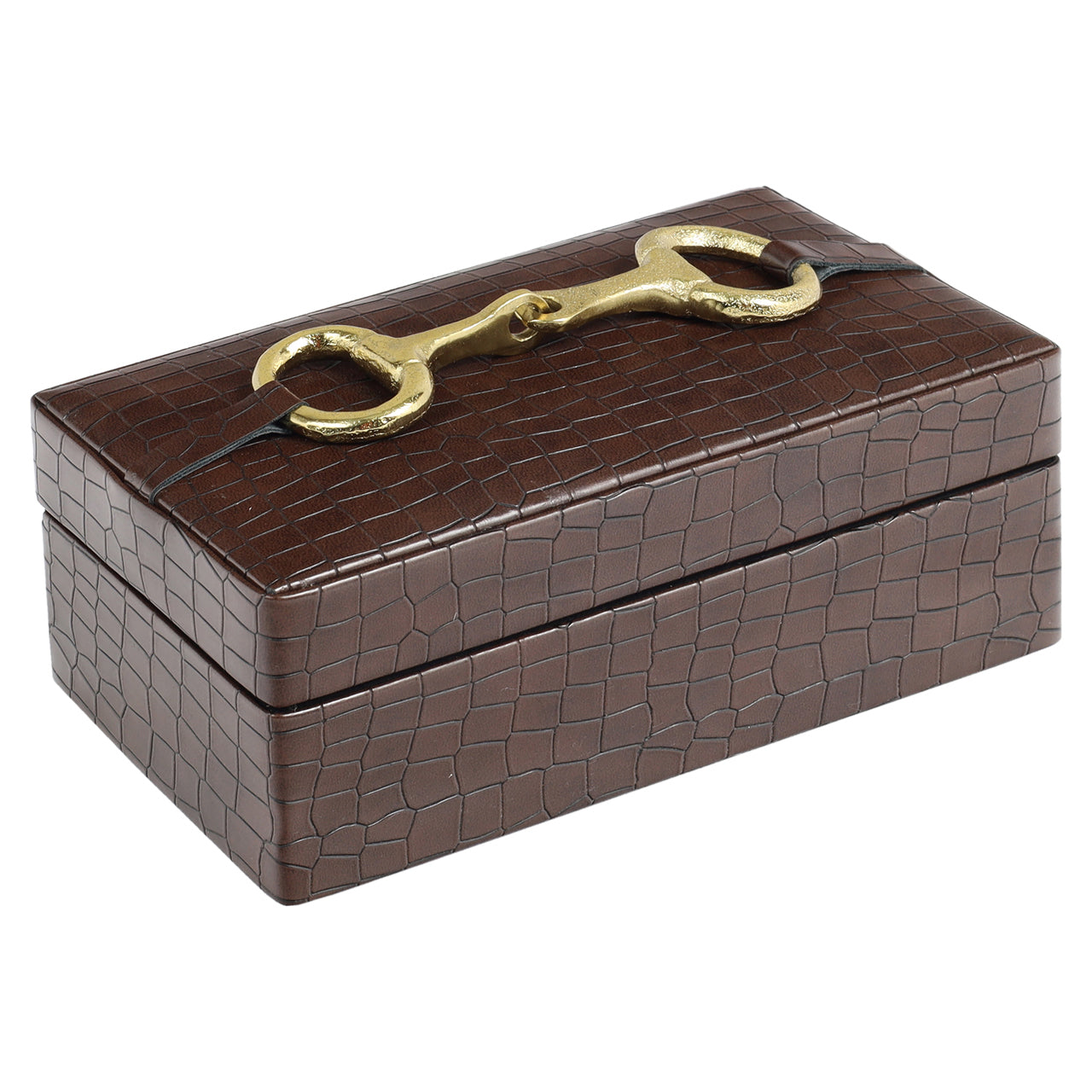Storage box Rex dark brown small