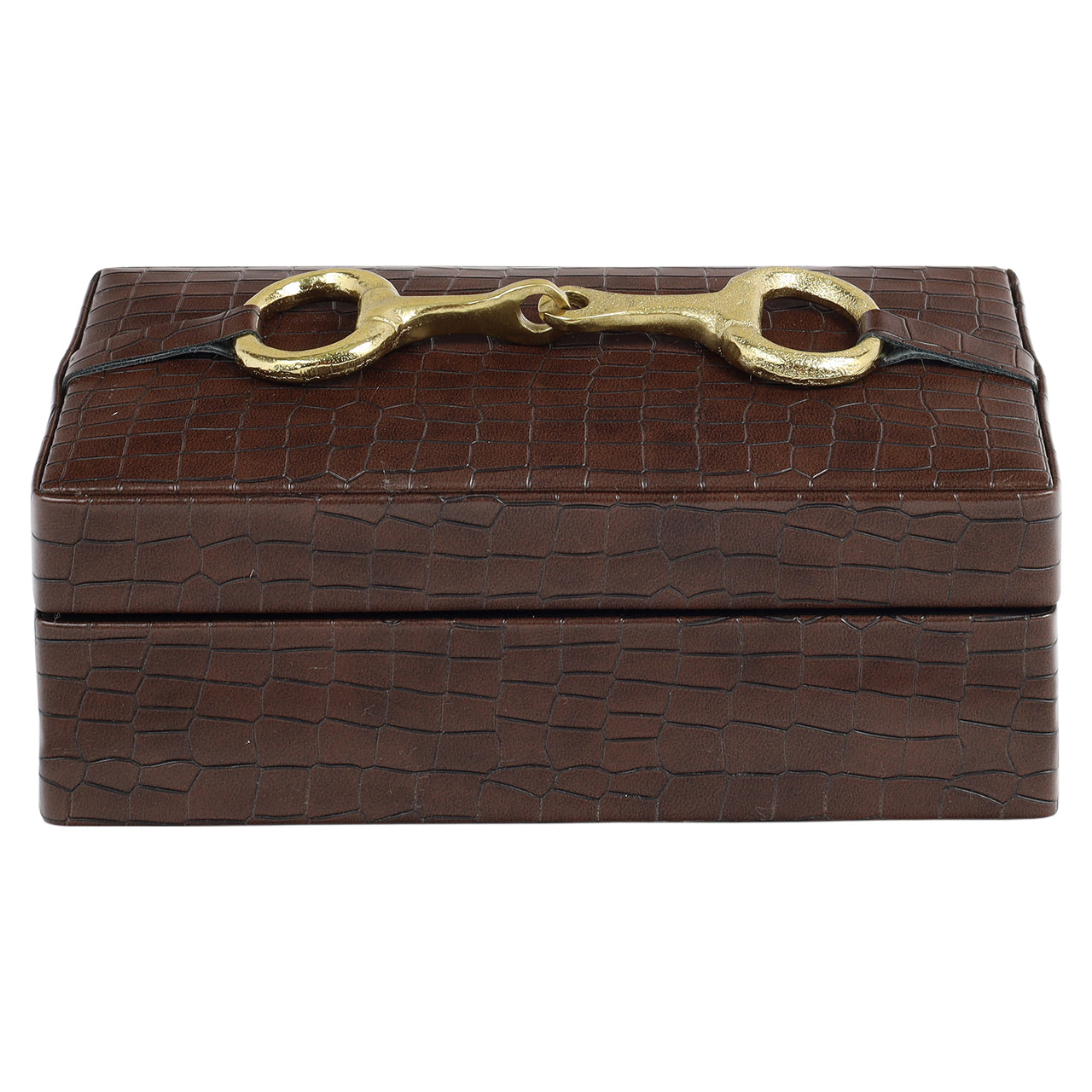 Storage box Rex dark brown small