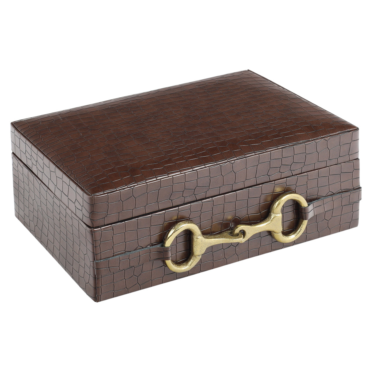 Storage box Rex dark brown large