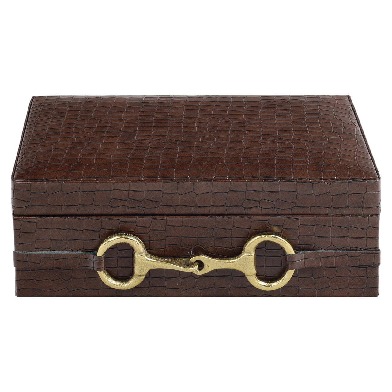 Storage box Rex dark brown large
