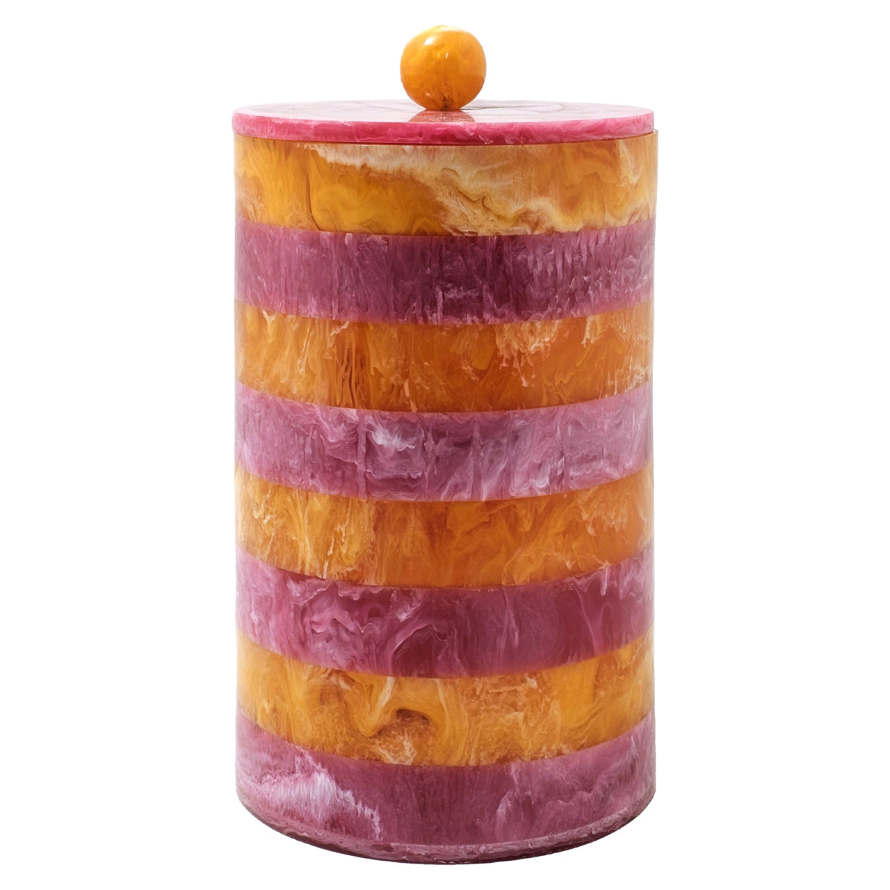 Storage box Lilybelle pink/orange storage jar small