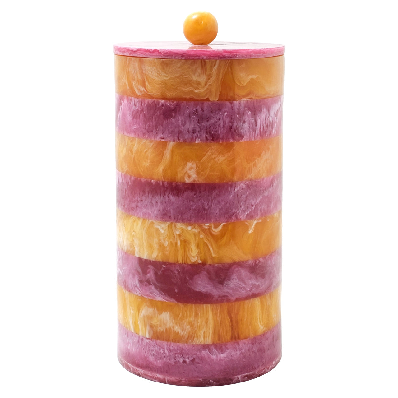 Storage box Lilybelle pink/orange storage jar large