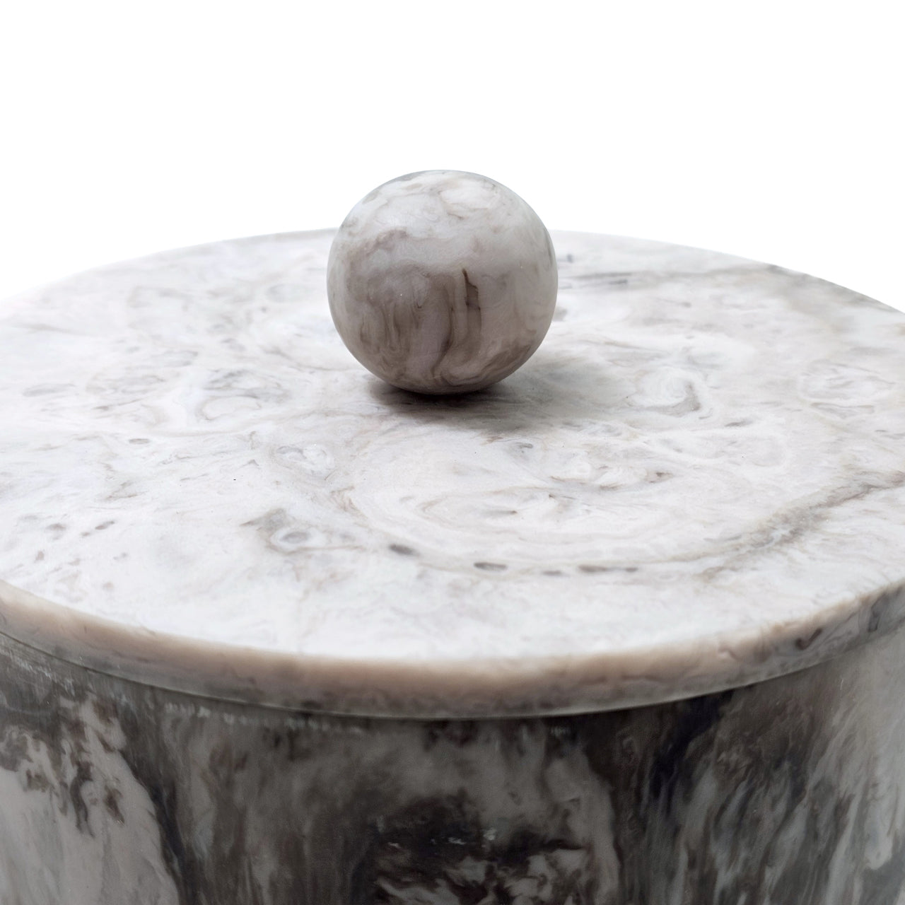 Storage box Rosaline chocolat brown storage jar small