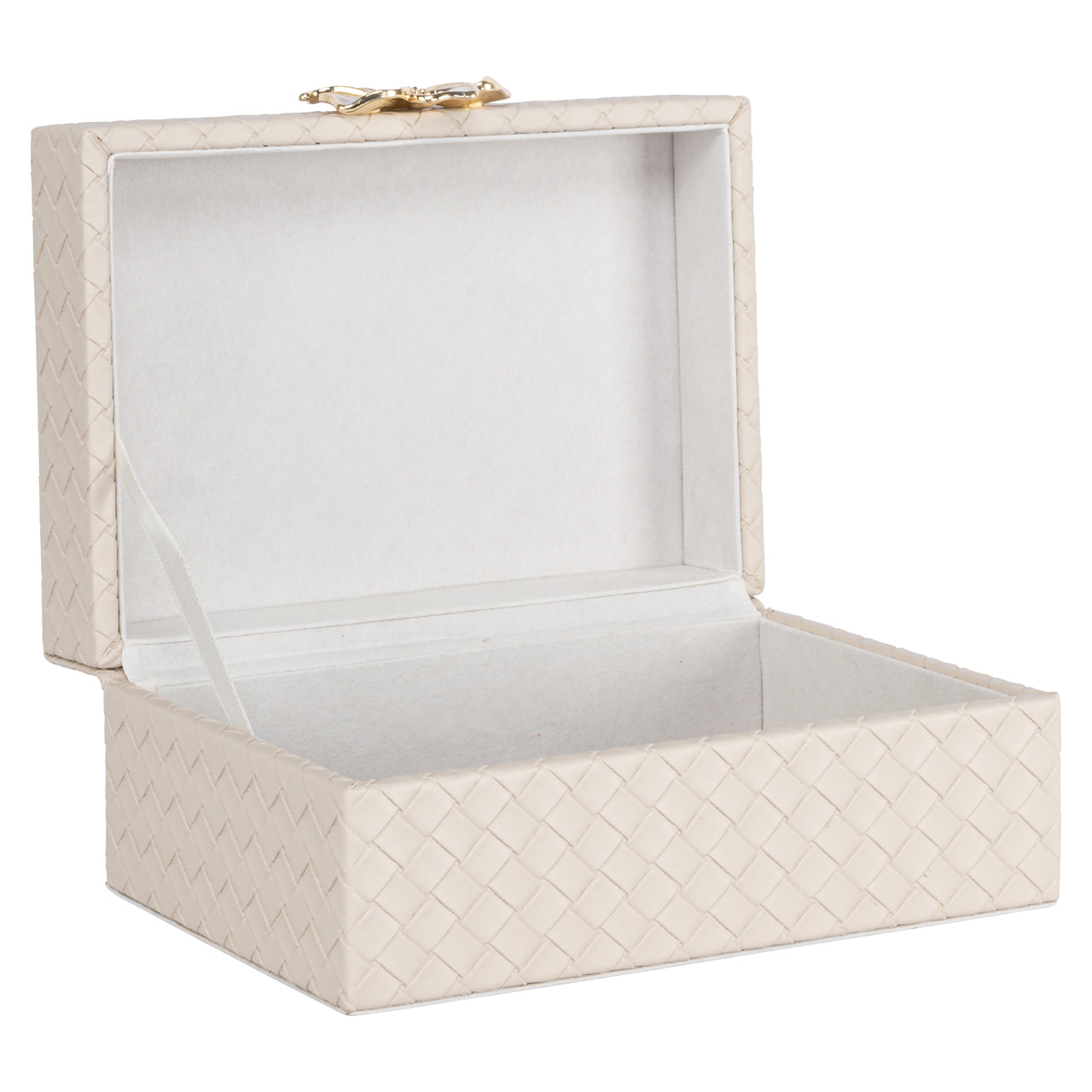 Storage box Lillie ivory small