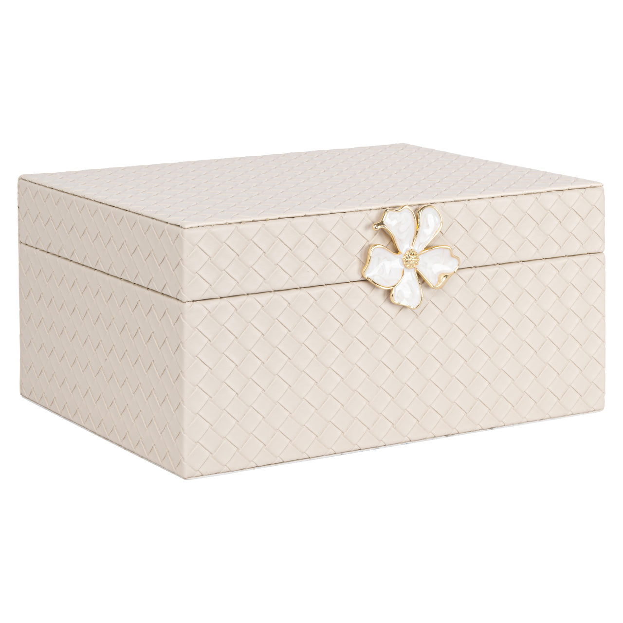 Storage box Lillie ivory large