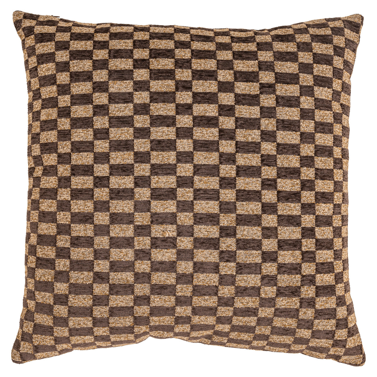 Cushion Remi brown rectilinear