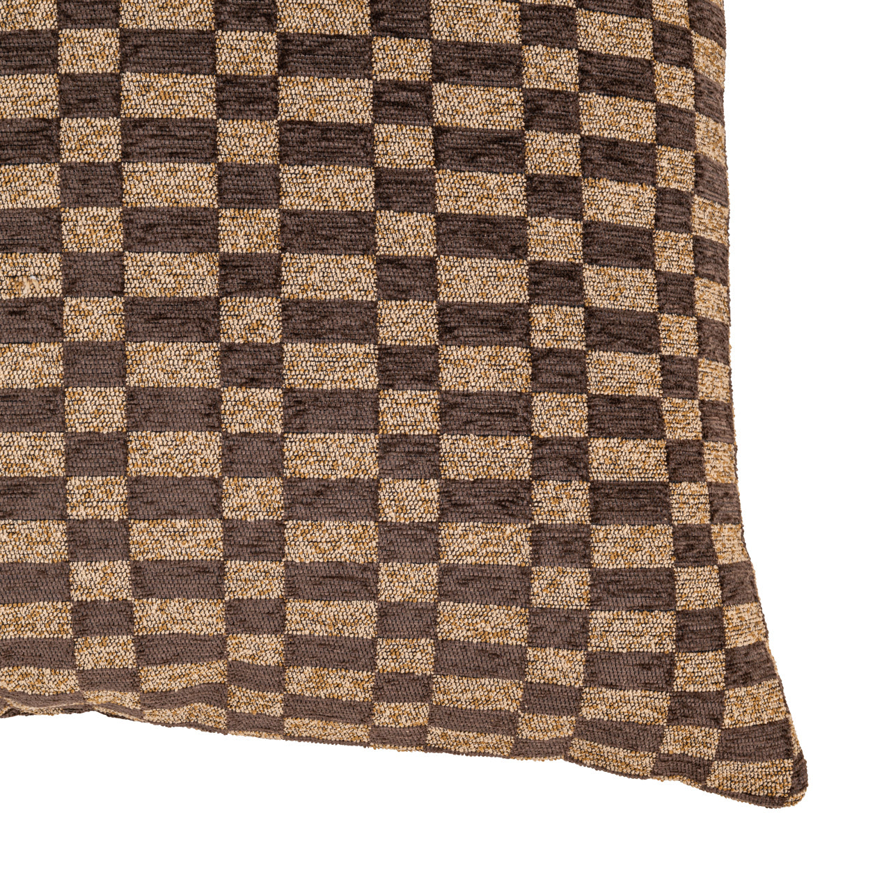 Cushion Remi brown rectilinear