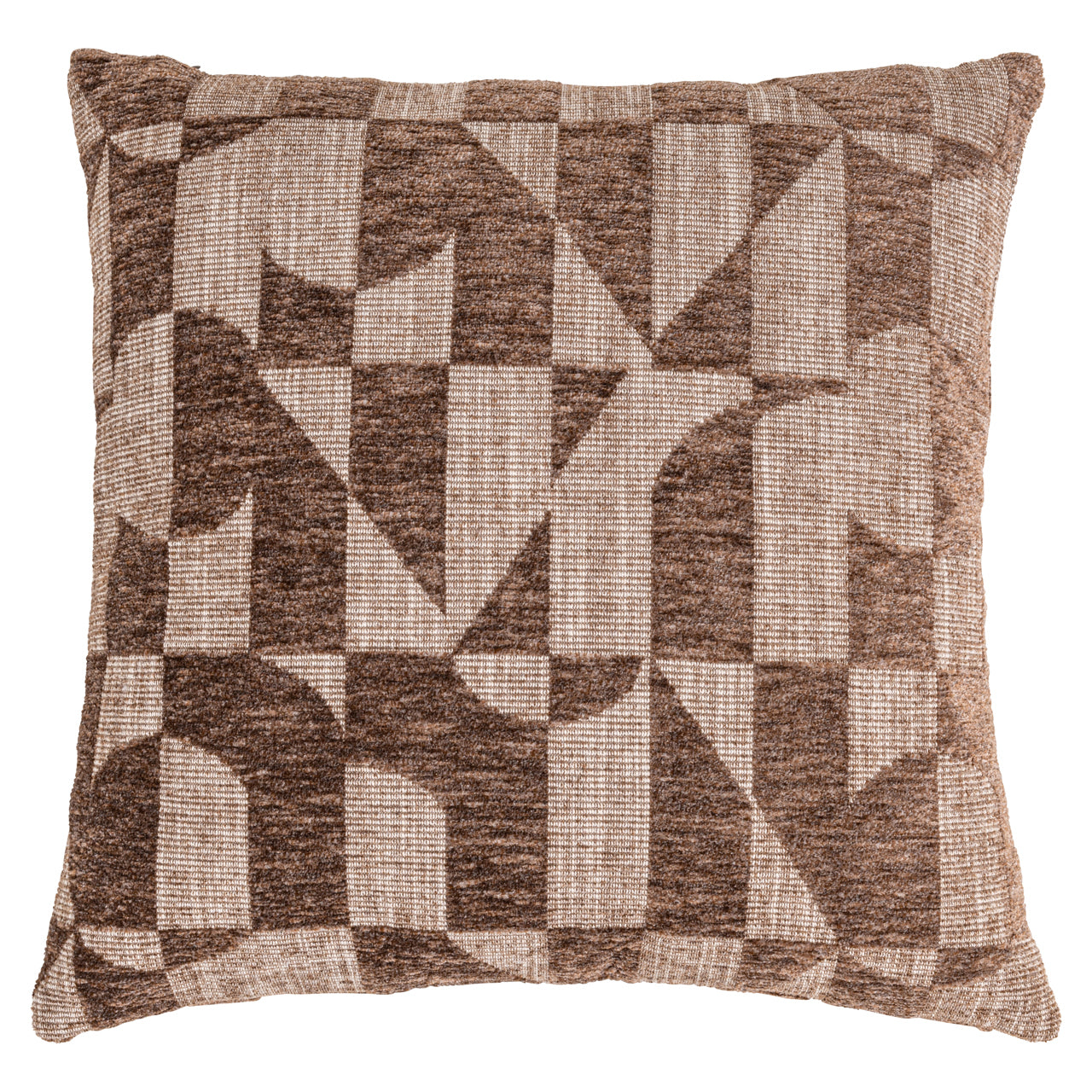 Cushion Aria brown geomatric