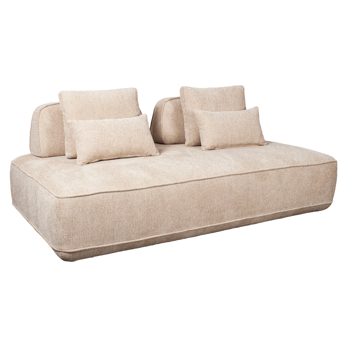 Sofa Tudor natural boldweave 2,5-seater movable backrest | S