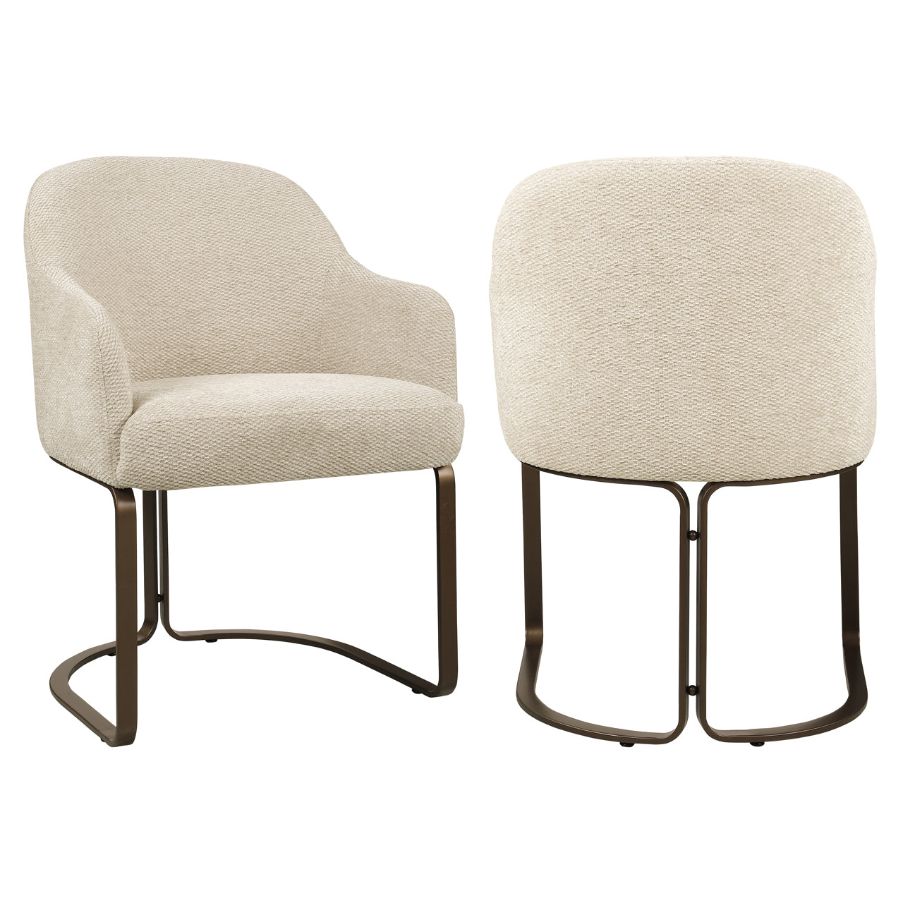 Dining chair Hadley natural boldweave fire retardant