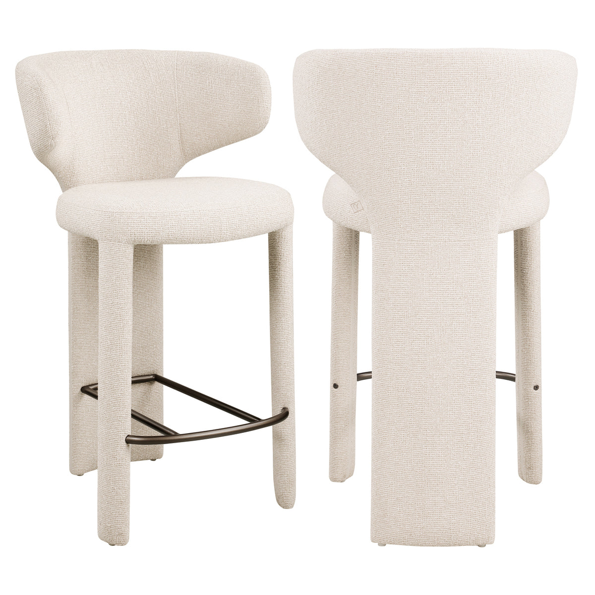 Counter stool Viola biscotti | Silk & Wood Interiors