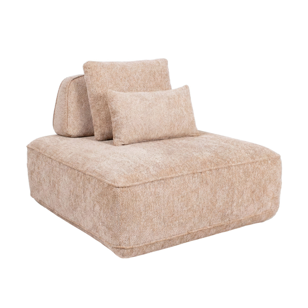 Sofa Tudor natural boldweave 1-seater movable backrest | Sil