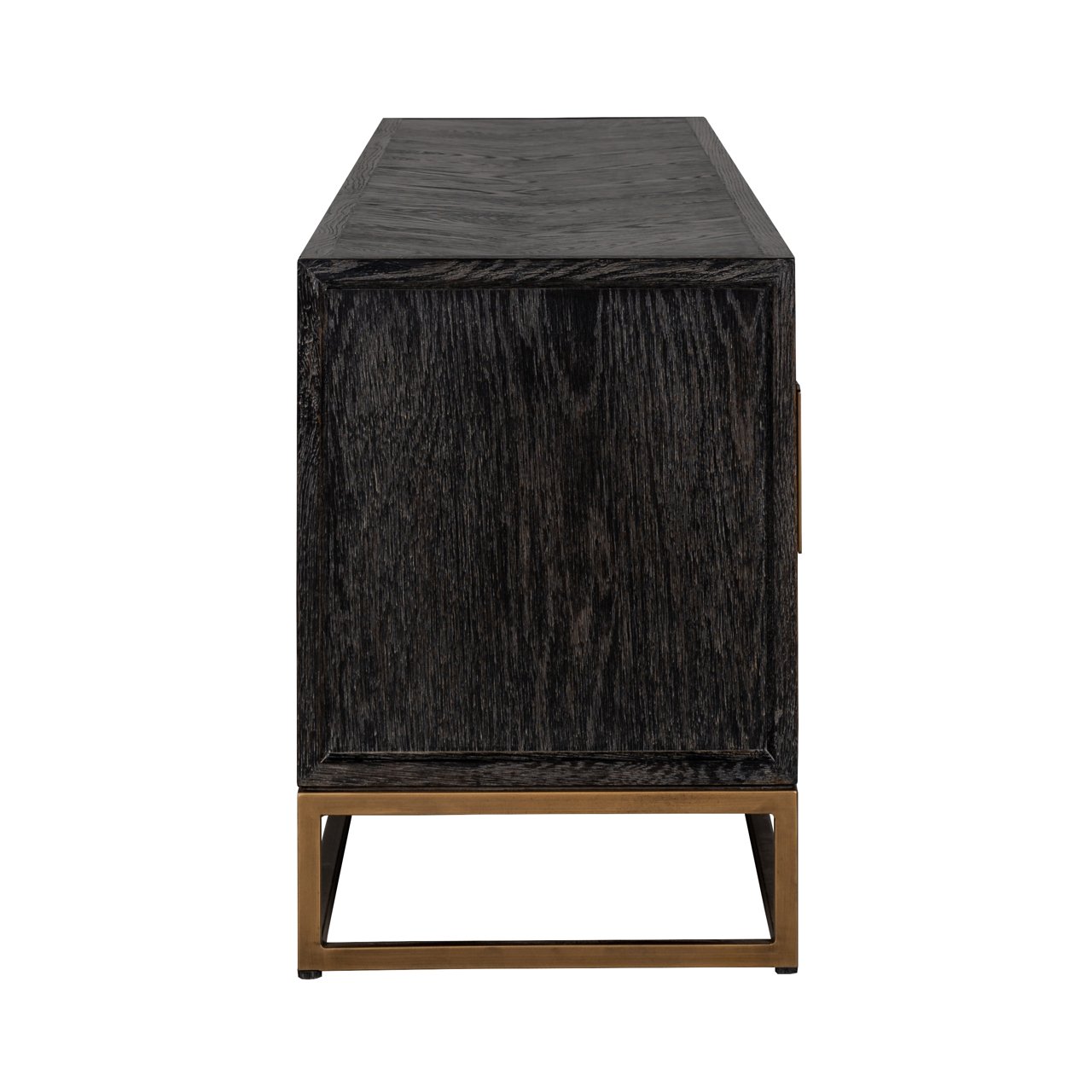 TV cabinet Blackbone brass 4-doors 200