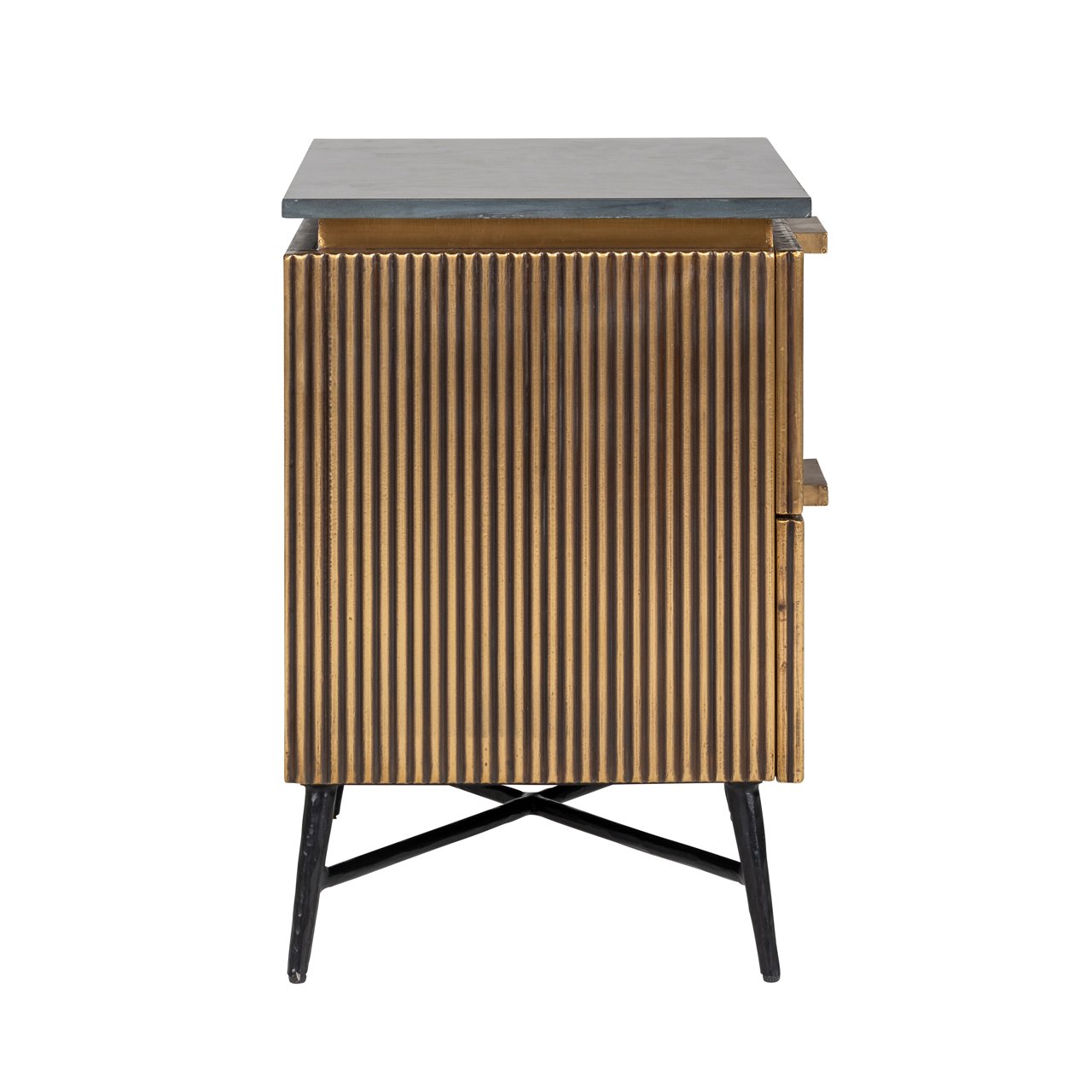 Nightstand Ironville 2-drawers