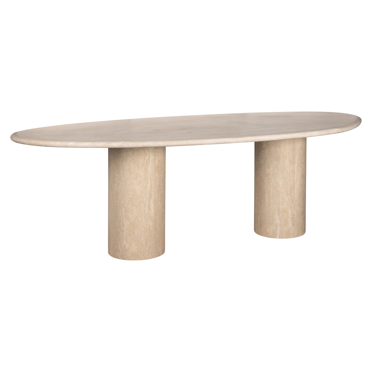 dining room table Renaissance organic italian travertine