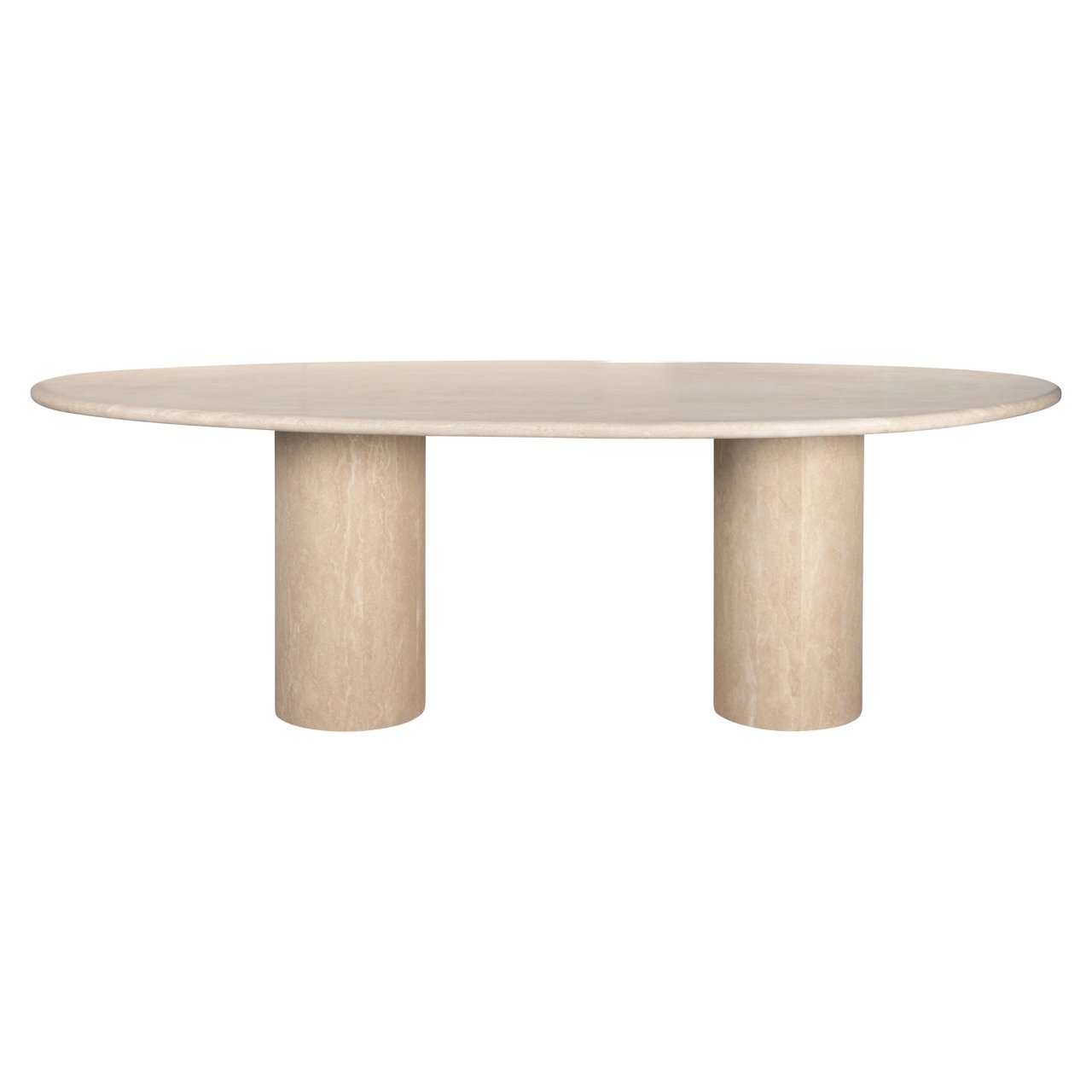 dining room table Renaissance organic italian travertine