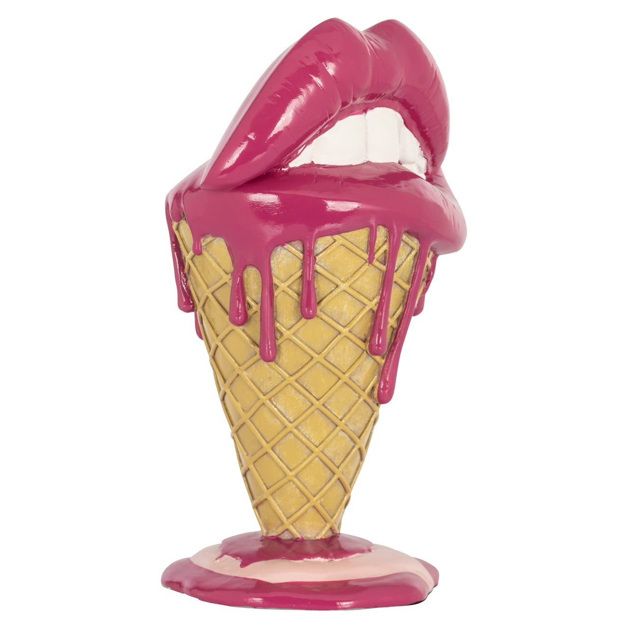 Decorative object Ice lips