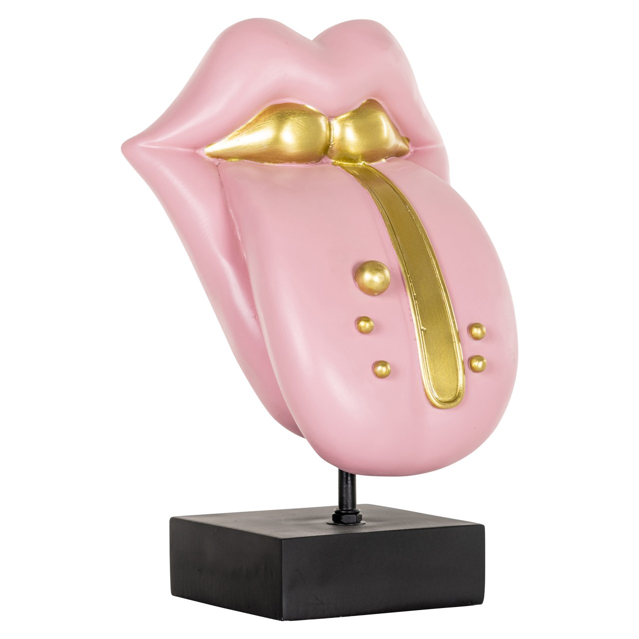 Decorative object Tongue pink