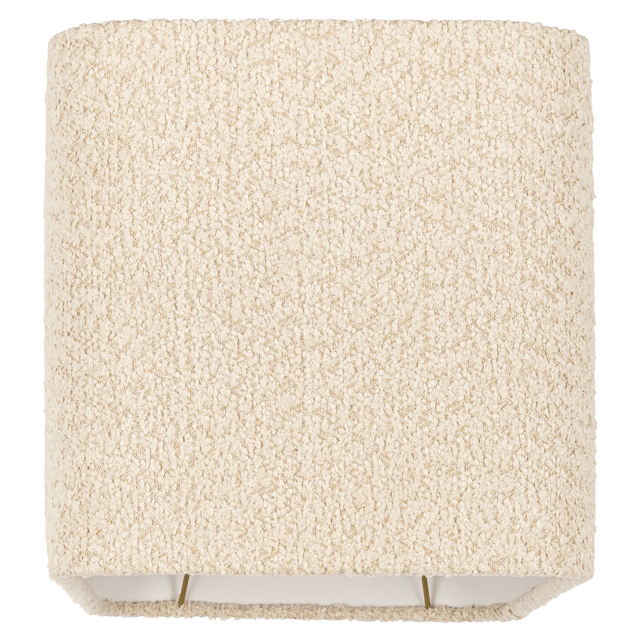 Lampshade Miley sand bouclé rectangle