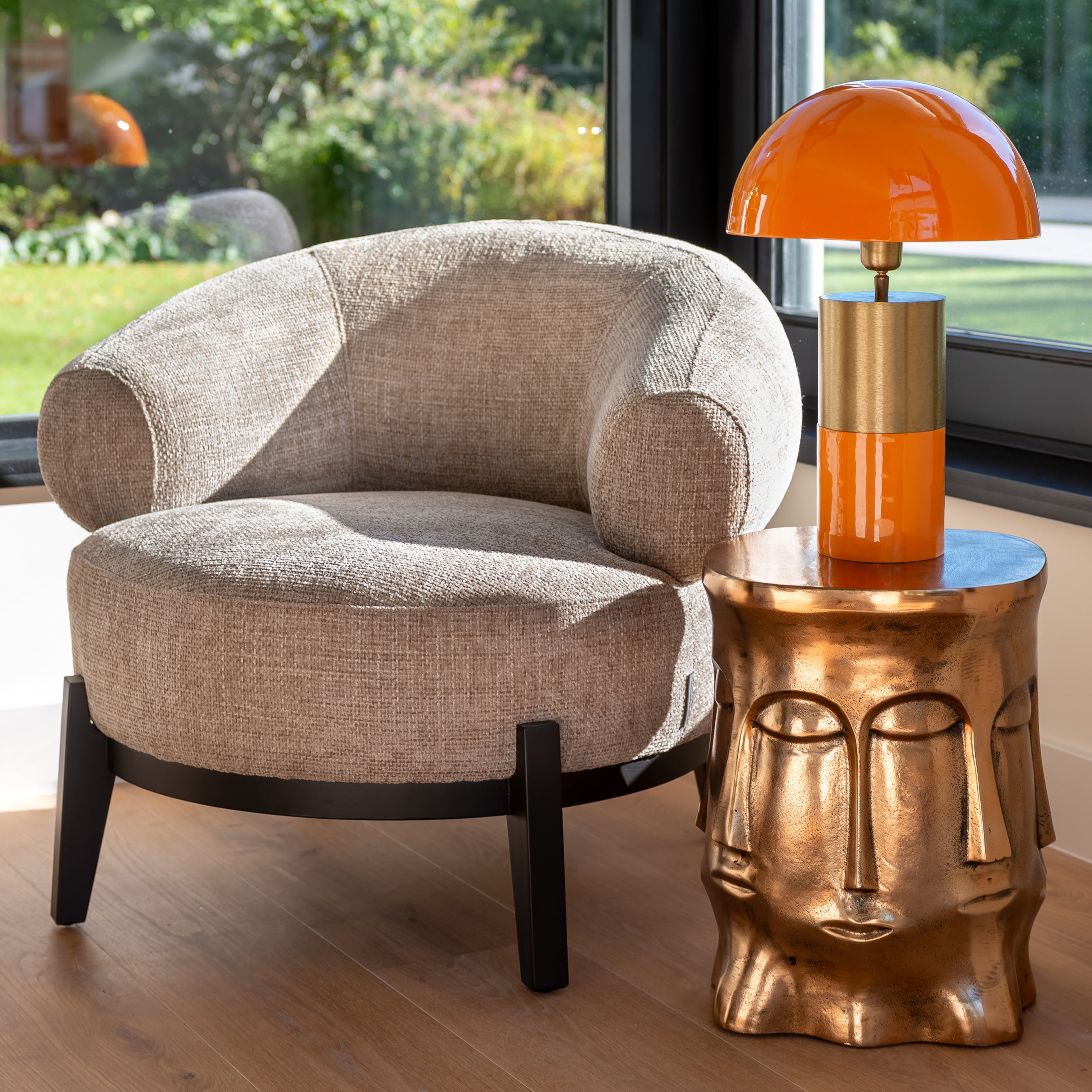 Lounge chair Montana moss labyrinth