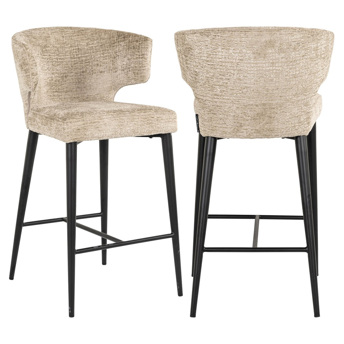 Counter stool Taylor fire retardant | Silk & Wood Interiors