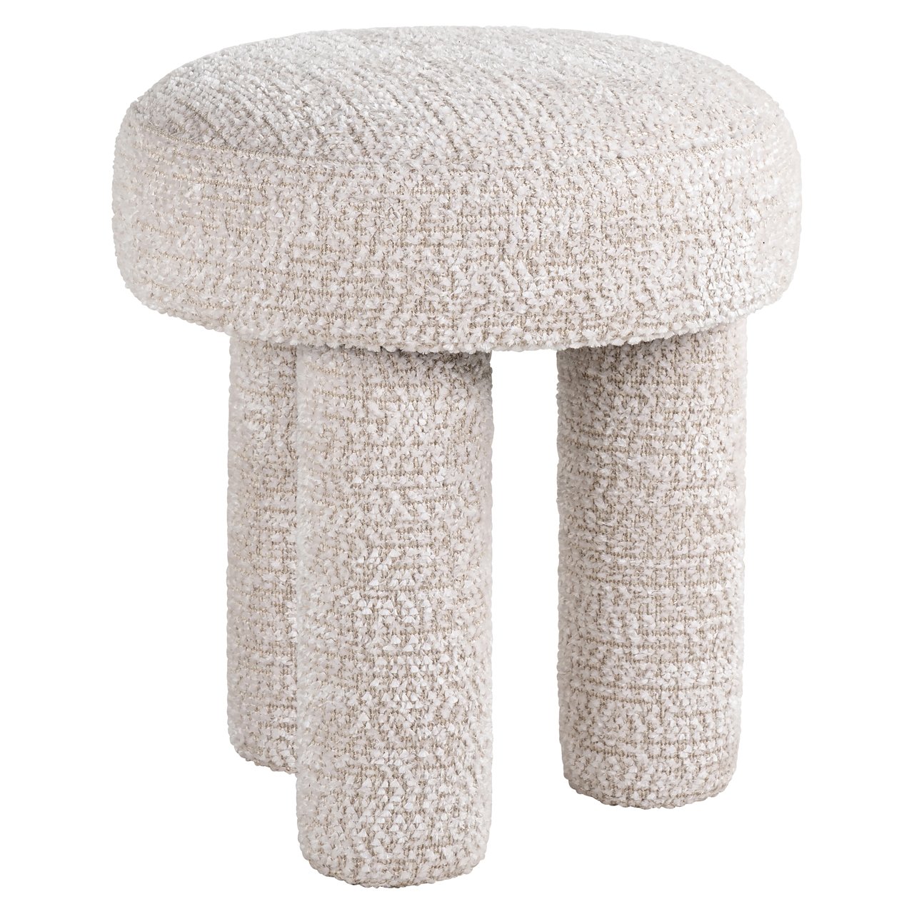 Pouffe Pommery lovely cream