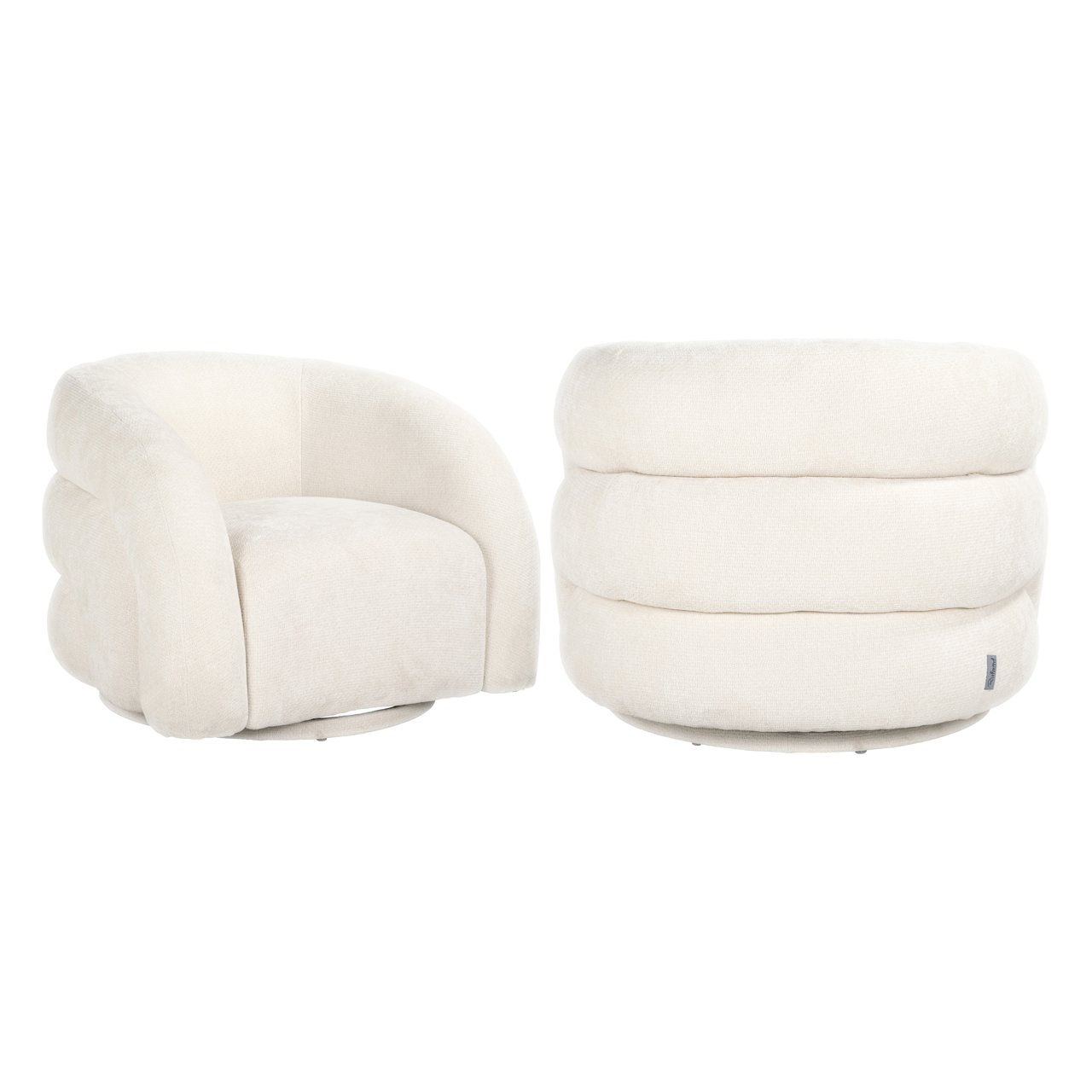 Swivel lounge chair Arcus unicorn white